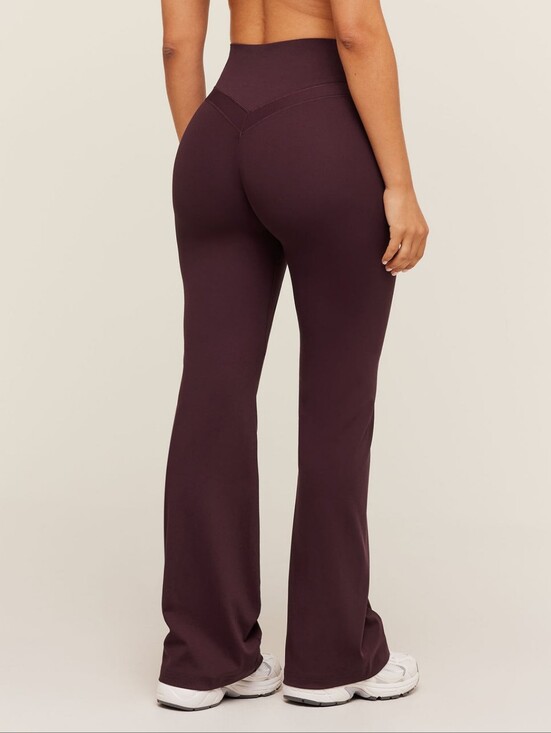 Gymshark Pants - Whitney Flared Leggings Cherry Purple